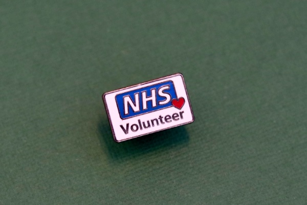 Image 2 of 'Mini NHS Volunteer pin badge'